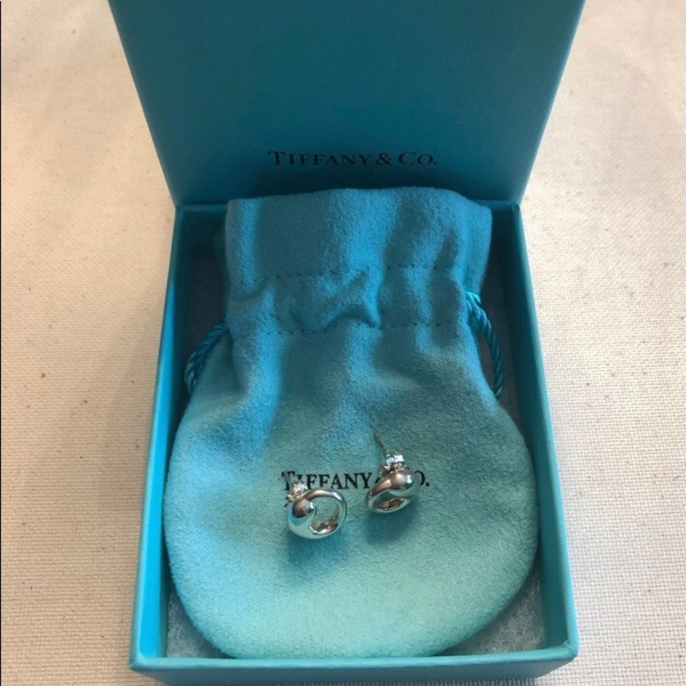 Tiffany and Co. Elsa Peretti Circle Earrings